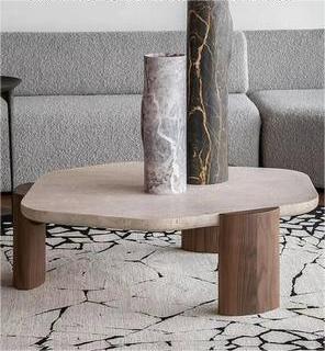 Marble coffee table