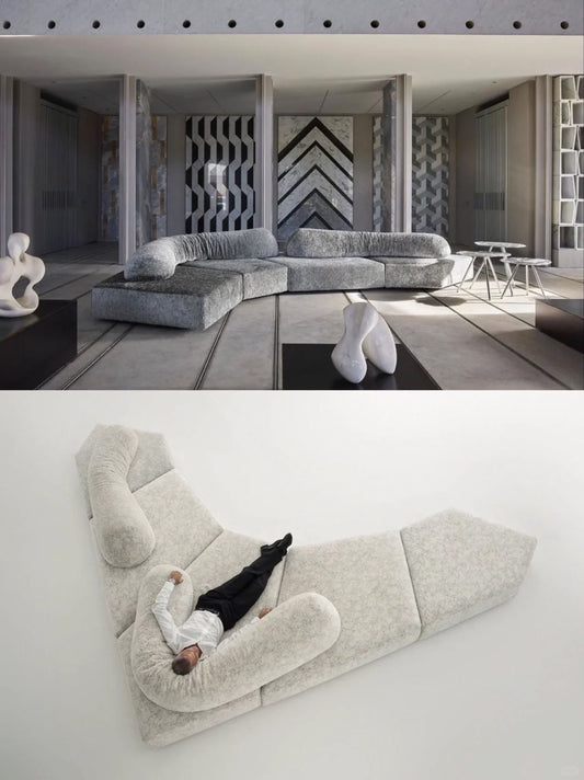 V- shaped creative sofa