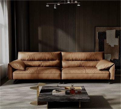 Light luxury combination suspension sofa