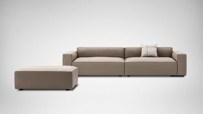 Cotton linen leather Sofa