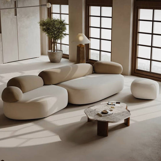 Cream stone Sofa