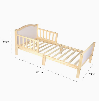 Solid wood children bed